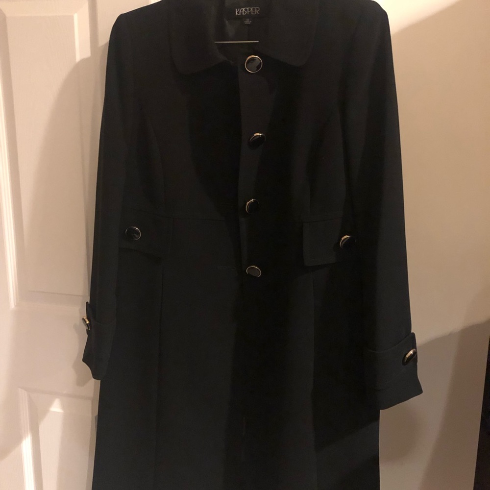 Jasper 2 piece trench coat style suit